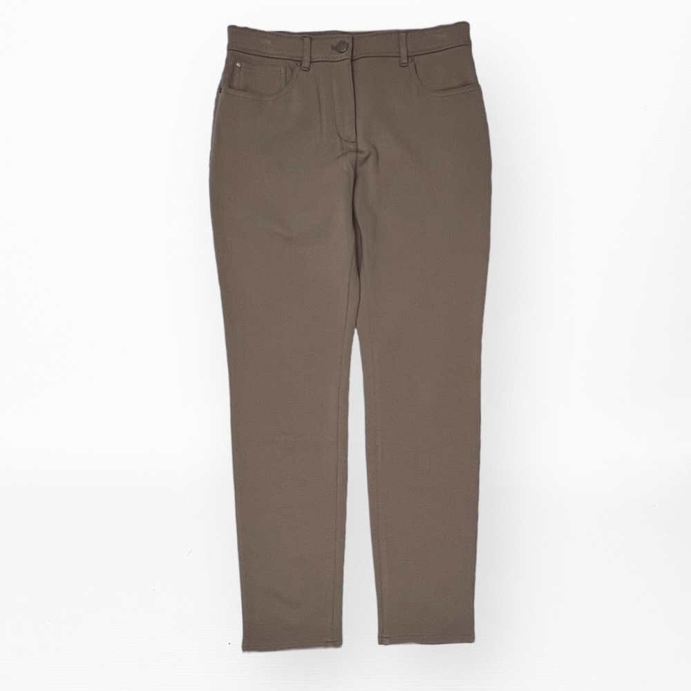 CHICO'S So Slimming XS Peyton Pants in Taupe Business Casual Stretchy